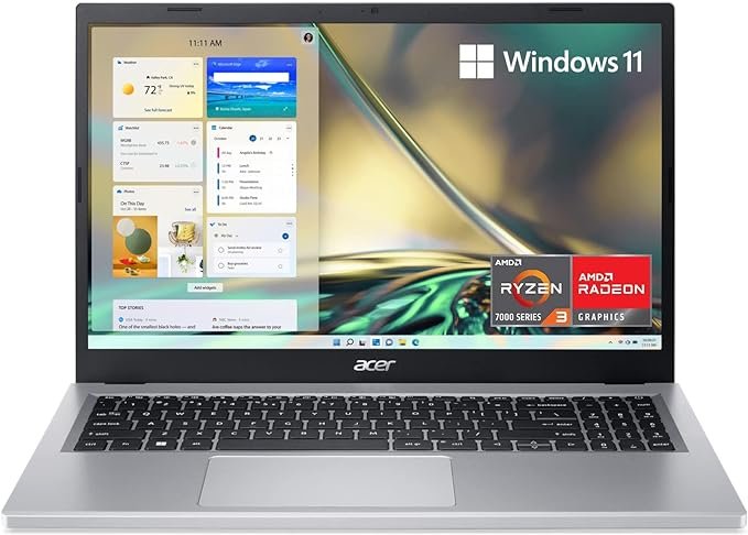 Acer Aspire 3 A315-24P-R7VH Slim Laptop - best low cost laptop for video editing